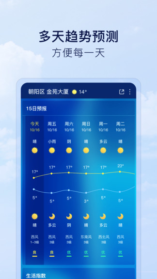 默契天气app