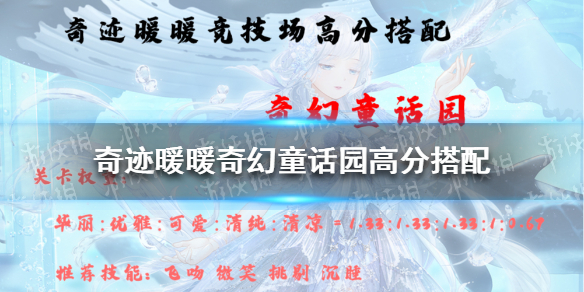 《奇迹暖暖》奇幻童话园高分搭配 搭配竞技场攻略2021