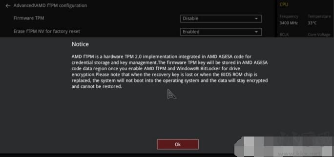 华硕主板BIOS开启TPM2.0教程(含AMD和intel)