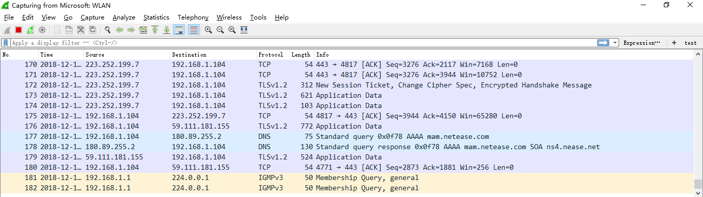 wireshark 64位网络分析器
