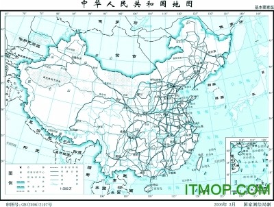 中国竖版地图高清大图版