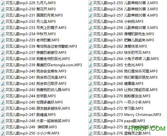 346首贝瓦儿歌mp3打包