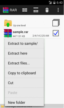 WinRAR apk