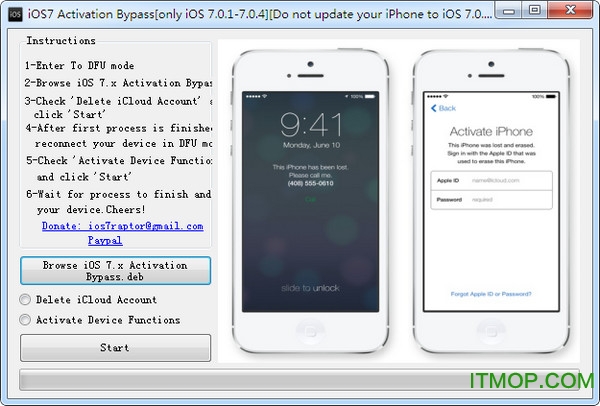 苹果id解锁平台(ios7 activation bypass)