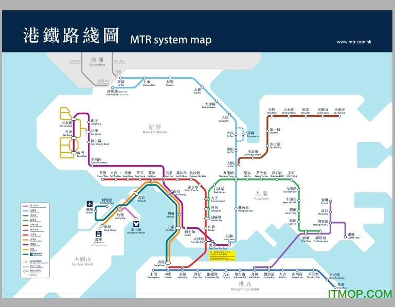 香港地图全图高清版