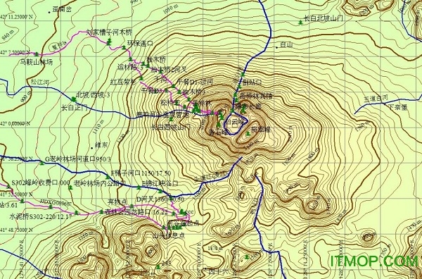 中国等高线地图高清