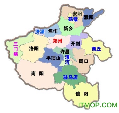 河南地图全图大图